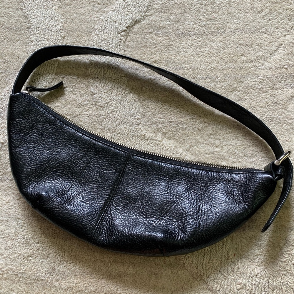 latico genuine leather baguette bag